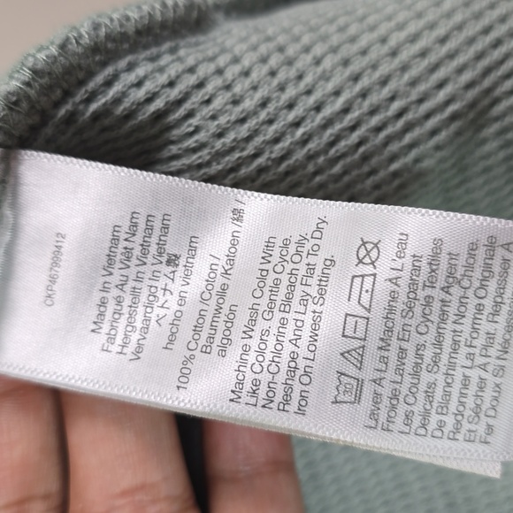 Madewell mockneck horizontal ribbed sweater size Medium. - Picture 8 of 11